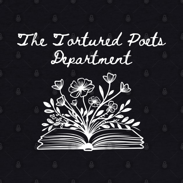 The Tortured Poets Department Floral Book Design by kuallidesigns